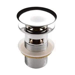 Sink pop-up waste Deante NHC 010B 5/4" large chrome automatic click-clack