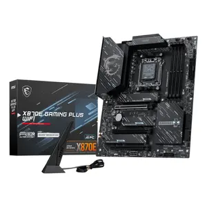 Mātesplate MSI X870E GAMING PLUS WIFI AMD X870E Socket AM5 ATX, DDR5, 4 DIMM, 256 GB, Wi‑Fi, Bluetooth