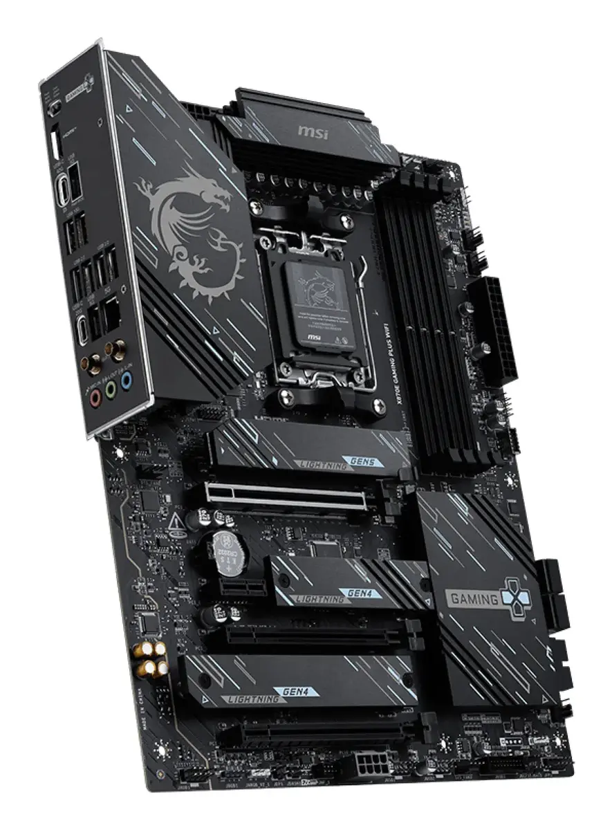 Mātesplate MSI X870E GAMING PLUS WIFI Socket AM5 Photo 4