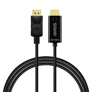 Savio CL-189 video cable adapter 1.5 m Male to Male