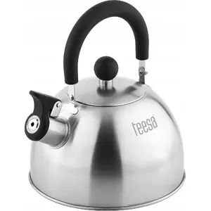 Stainless Steel Whistling Kettle TEESA TSA0153, 1.8 L Capacity, Stove-Top Kettle