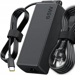 Klēpjdatora barošanas adapteris LEXTOOL LXG322 65W USB-C, izeja 5V/9V/12V/15V/20V līdz 3A/3,25A