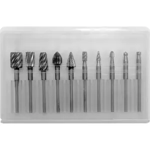 Cutting/Grinding Bits Set, YATO YT-61731, for Mini Grinders, 10-piece