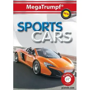 Card game Piatnik Karty kwartet Samochody Sportowe — Piatnik 301518, quartet cards with sports car theme