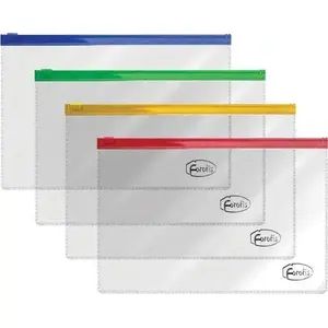 Forofis strung binding A5 pouch 0.14 mm PVC, model 91137 – mixed colors