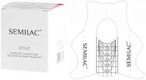 Nail extension templates SEMILAC Hardi Shaper Slim — 100 pcs (single pack)