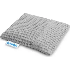 Baby waffle thermal blanket Sensillo TERMOFOR WAFEL PREMIUM in gray