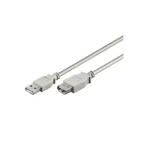 Goobay USB Cable USB A Grey 0.6m Male/Female