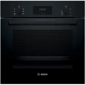 Built-in electric oven Bosch HBF133BA1 — 66 L, A energy class, convection, grill, touch and rotary controls, black