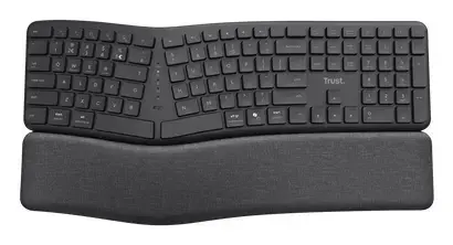 TRUST Keyra bezvadu ergonomiska pilna izmēra tastatūra Photo 4