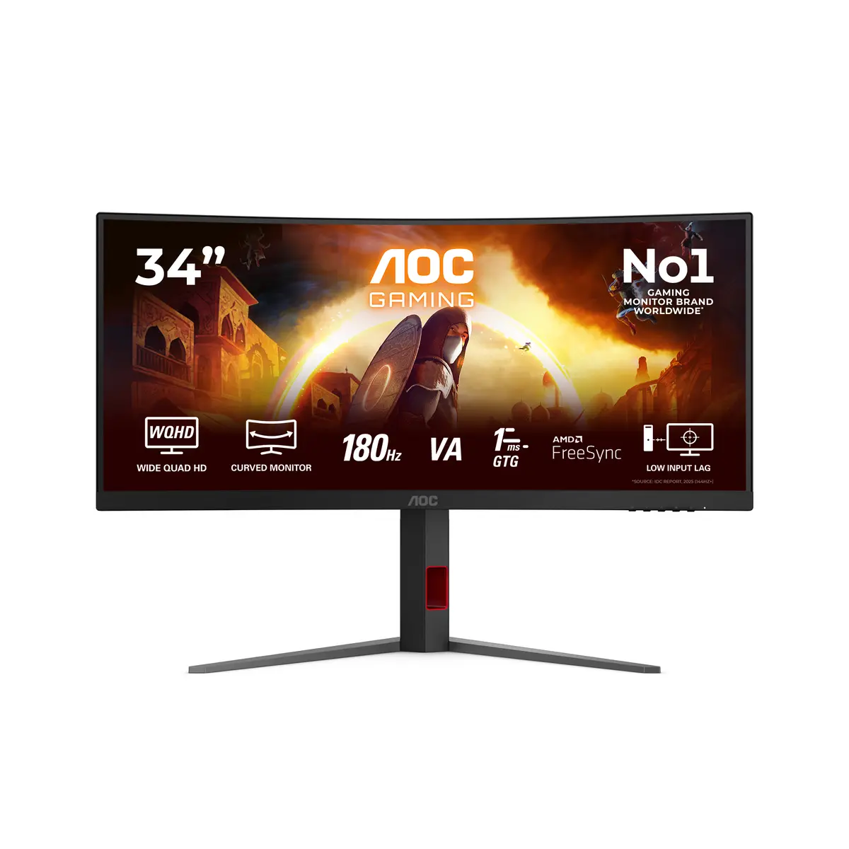 Ieliekts spēļu monitors AOC G4 CU34G4