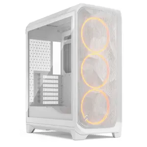 PC Case Fractal Design Meshify 3 White RGB TG Clear Tint ATX