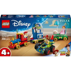 LEGO Disney Toy Story Celebration Train and RC Car set 43264 — 206 pieces, 4 minifigures, age 4+