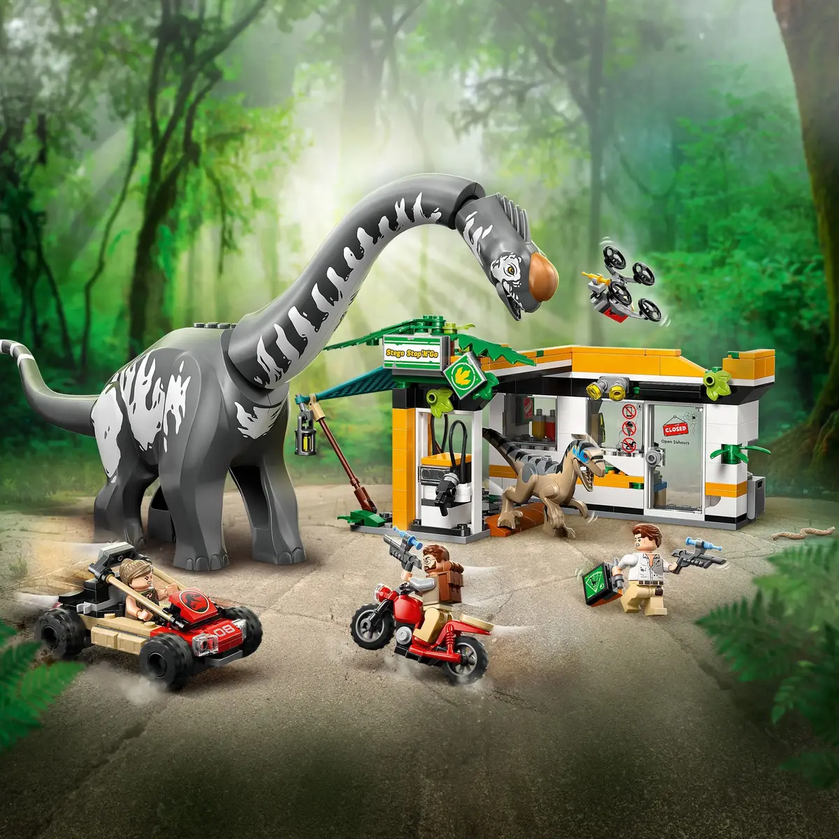LEGO Jurassic World 76973 — Раптор и Титаноcавр, 582 шт. Photo 6