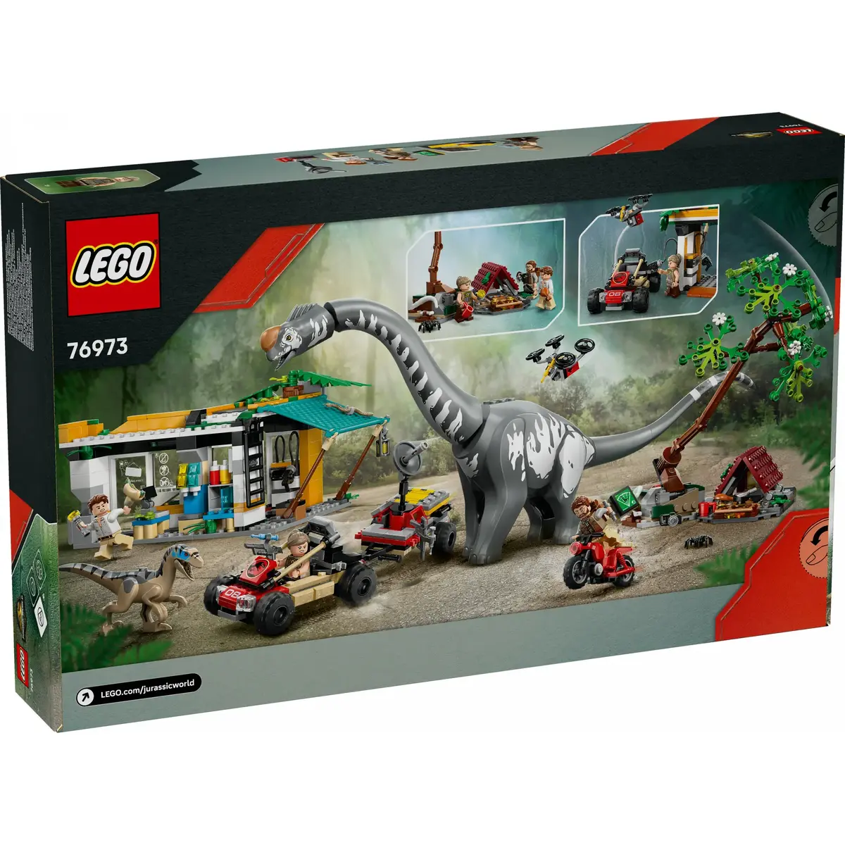LEGO Jurassic World 76973 — Раптор и Титаноcавр, 582 шт. Photo 14