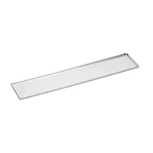Stainless steel plate 35×10 cm PINTINOX — flat serving plate, model IT6553827835