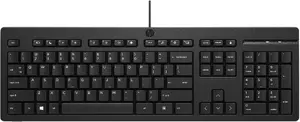 HP 125 Wired Keyboard Full-size USB Black AY2Y7AA#ABB