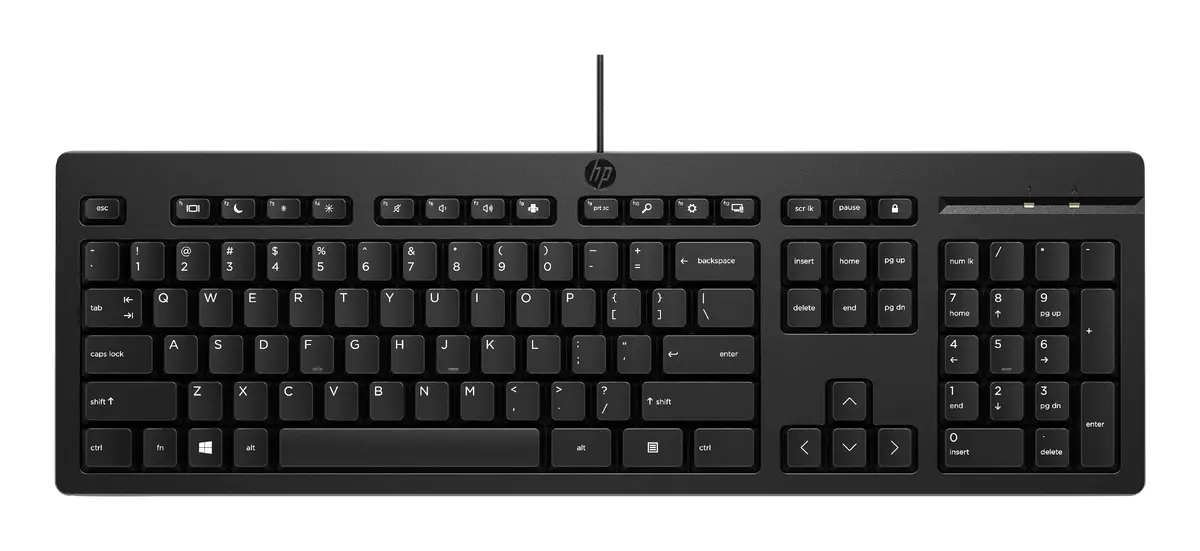 HP 125 Vadu tastatūra pilna izmēra