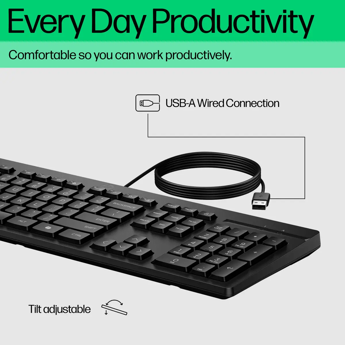 HP 125 Wired Keyboard Photo 2