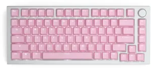 Mechanical keyboard keycap set GLORIOUS GMMK ABS Doubleshot V2 UK Base Kit Pink — ABS doubleshot keycaps, UK layout base kit