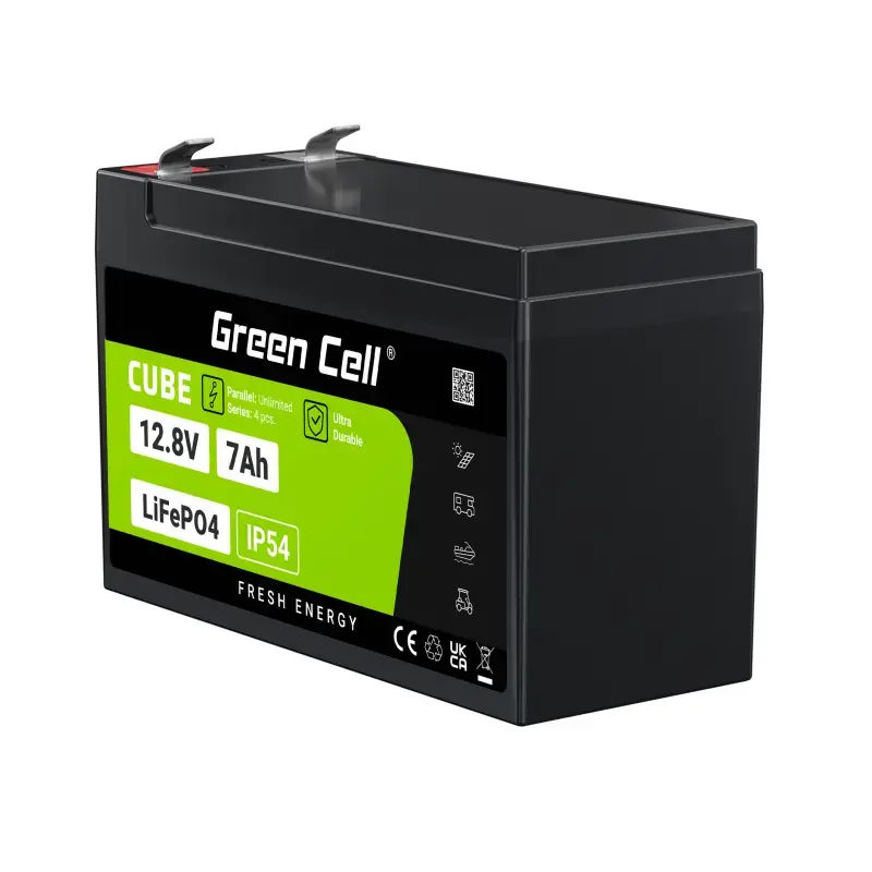 Green Cell LFPGC12V7AH LiFePO4 12.8 V 7 Ah battery Photo 9