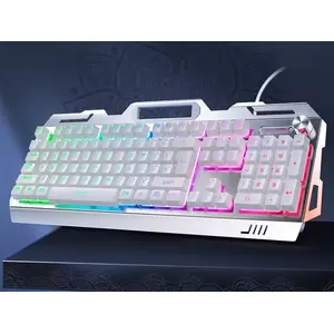 Mechanical Gaming Keyboard RoGer V2 RO-KV2-WH with RGB Backlight, White