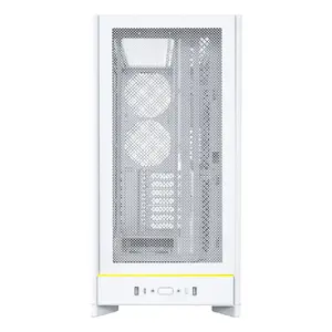Computer Case Montech HS01 Tempered Glass ATX White