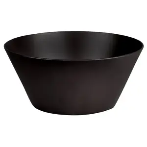 Bowl KESPER DE7632821 25 cm Black Plastic, Ø25 cm × H10.9 cm