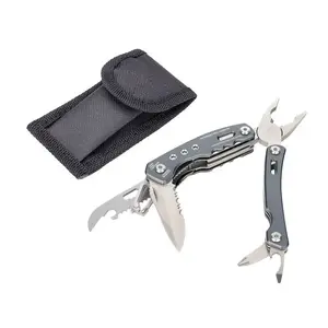 Multi Tool Pliers TROIKA TOL46/GY Pocket-size 15 tools Grey