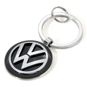 Key ring TROIKA VW VOLKSWAGEN KEYRING Black Silver Metal 37x74x7mm