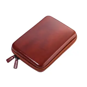 Personal Organizer TROIKA CBO25/BR Faux Leather Velvet Brown Zip Pocket