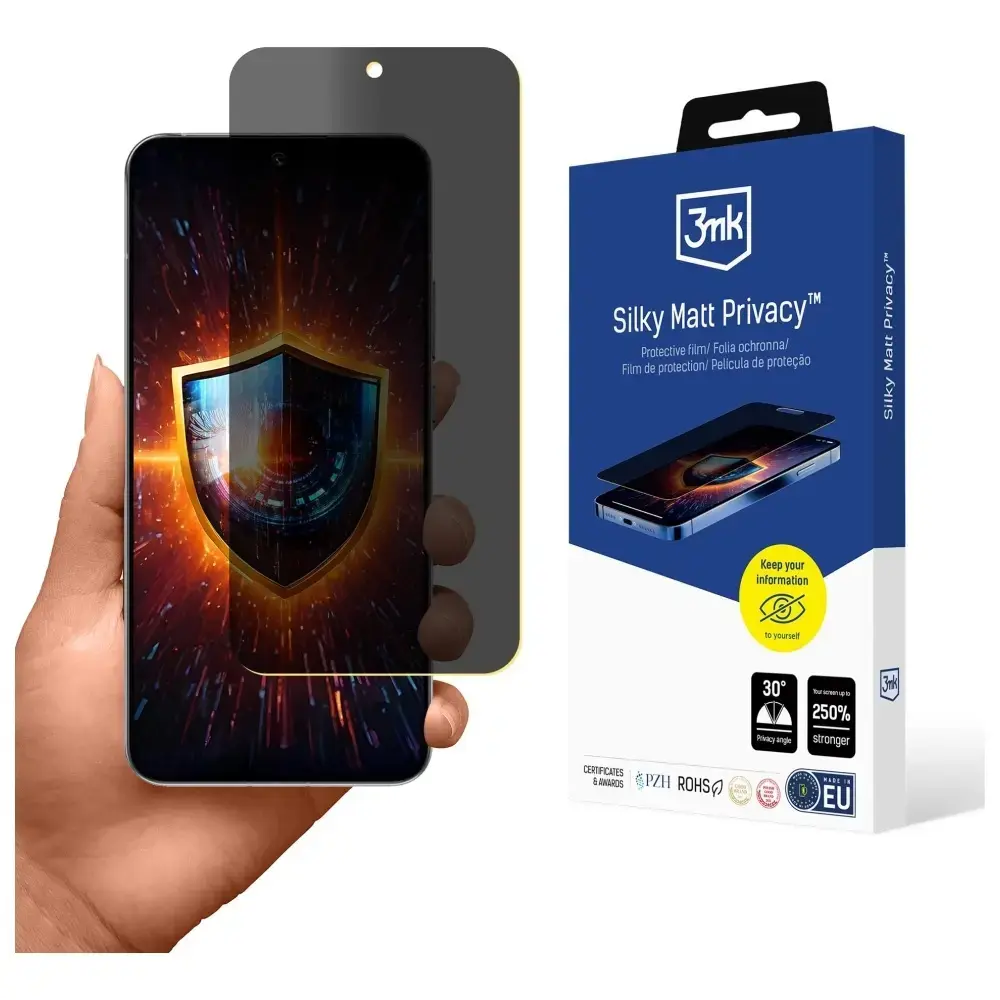 3MK Silky Matt Privacy ekrāna aizsargs priekš Oppo Reno 14 Pro Photo 2