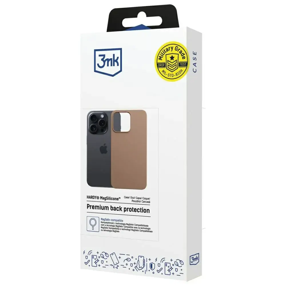 Aizsargvāciņš 3MK Hardy MagSilicone priekš Apple