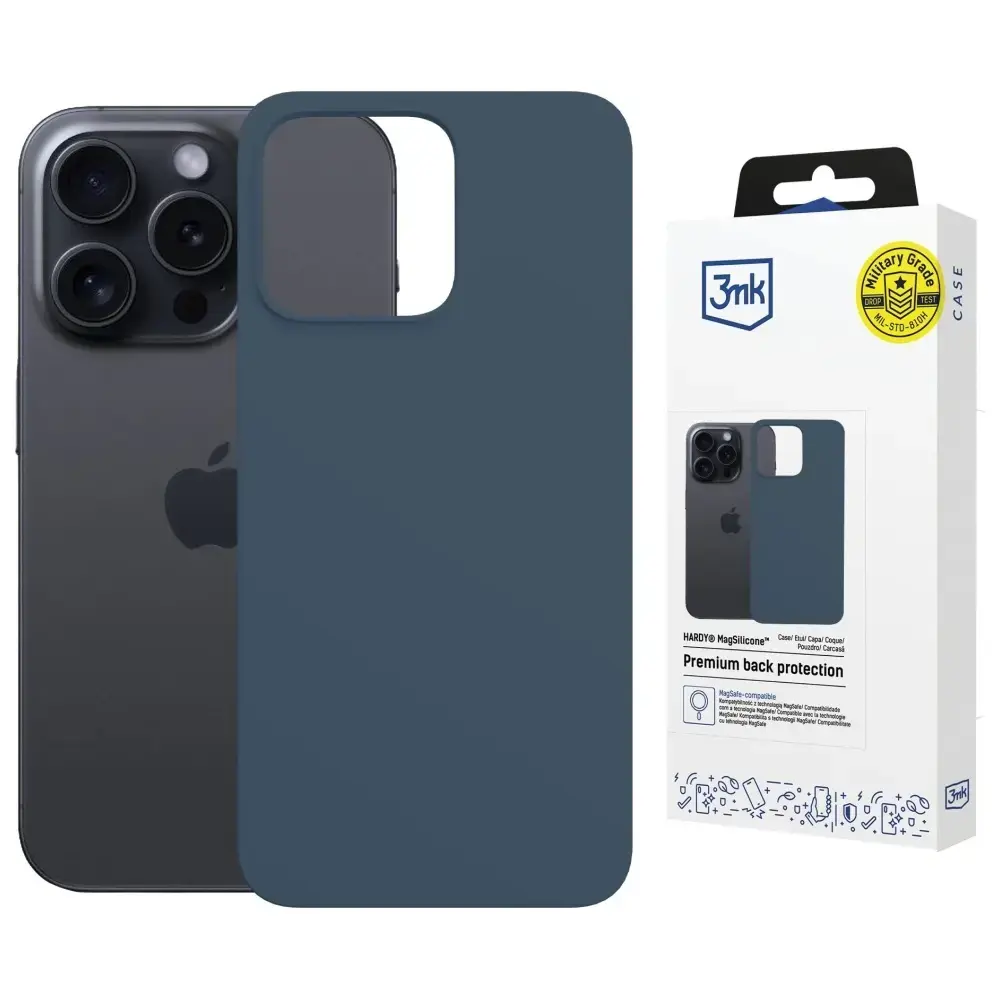 Aizsargvāciņš 3MK Hardy MagSilicone priekš Apple