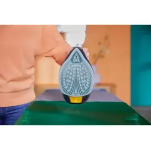 Drip-stop system keeps garments spotless while ironing