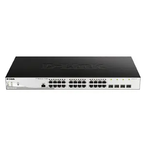 D-Link DGS-1210-28P/ME/E tīkla pārslēgs Vadīts L2/L3 Gigabit Ethernet (10/100/1000) Power over Ethernet (PoE) 1U