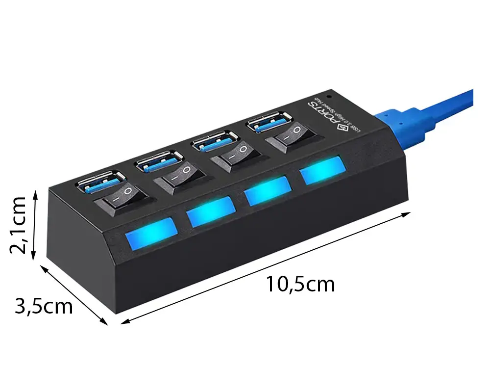 Fusion 6236 USB 3.0 сплиттер 4-портовый Photo 2