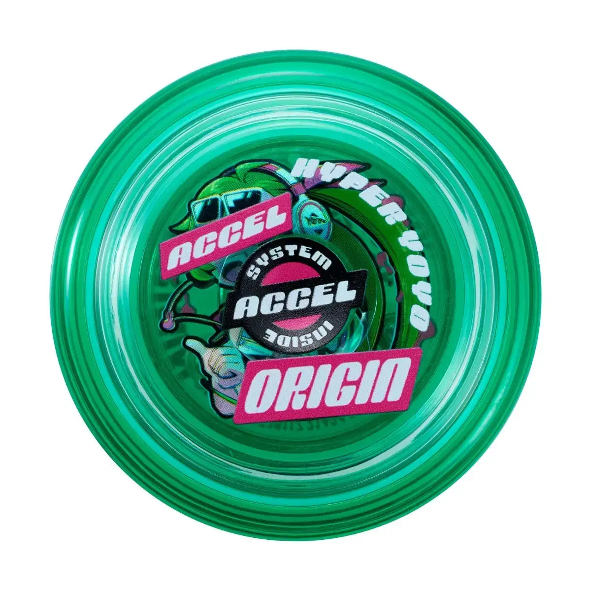 Bandai HYPER YOYO ACCEL Punkish Green Йо-йо Photo 2