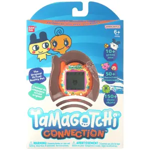 Pārnēsājams digitāls virtuālais mājdzīvnieks Bandai Tamagotchi Connection Orange Burst 43406