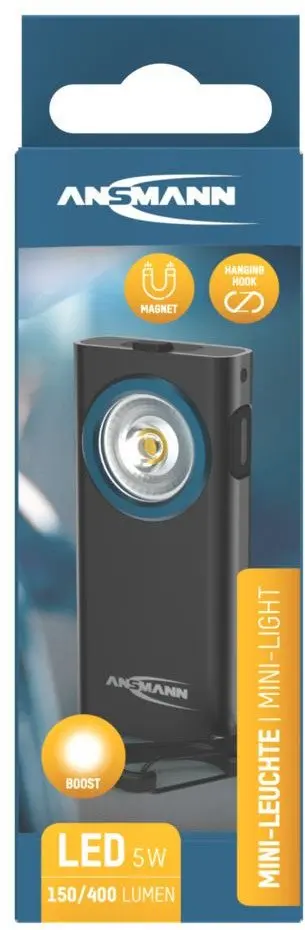 Atslēgu lukturītis Ansmann ML400R Melns LED