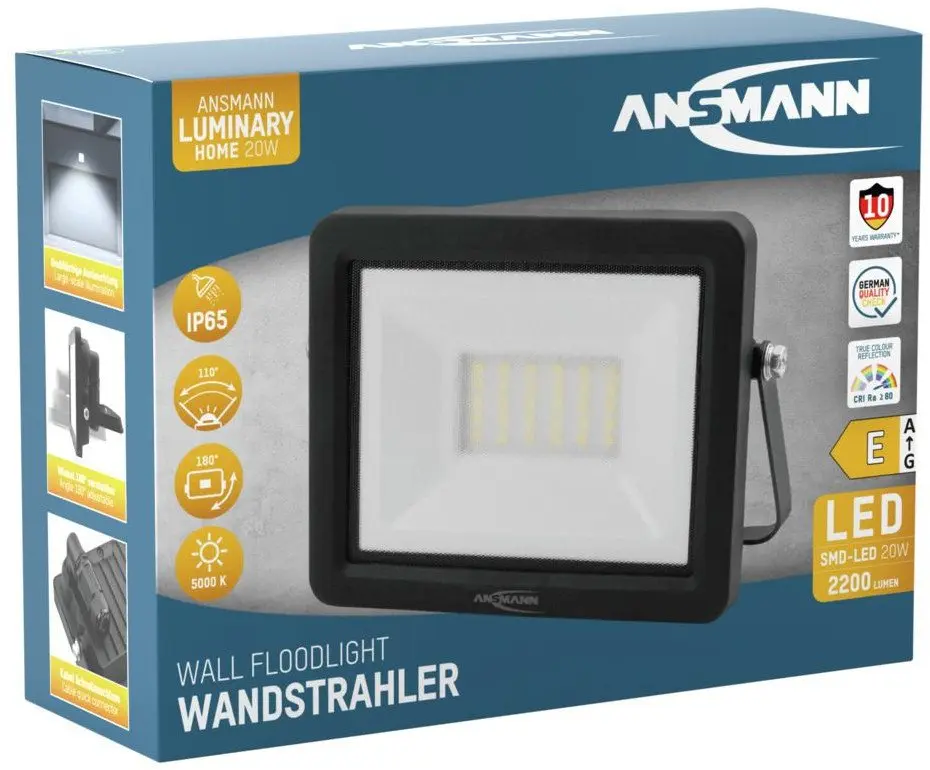 Darba prožektors ANSMANN WFL20W Black LED