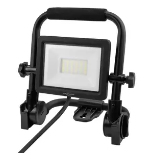 Flood work light ANSMANN FL20W-AC 20 W LED, 2200 lm, 230 V, beam angle 110°, cord 1.8 m, black