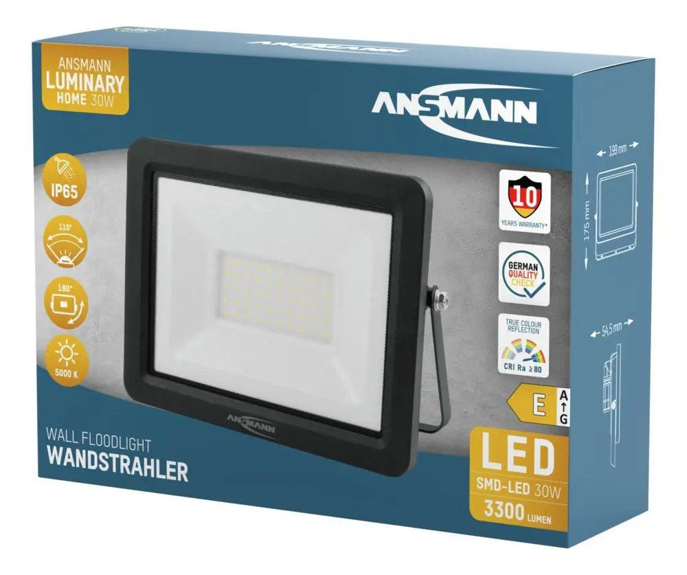 ANSMANN WFL30W LED-прожектор 30 Вт Photo 13