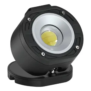 Rechargeable LED work light ANSMANN FL1100R 10W, portable hands-free illumination