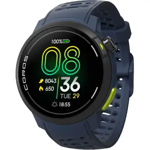 Sporta pulkstenis Coros Pace Pro 46 mm zils ar GPS un sirdsdarbības monitoru