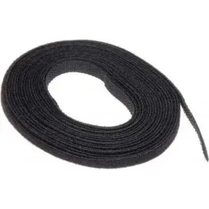 Cable organizer strip No name OPR-5000X10, hook-and-loop fastener, black, 1 piece