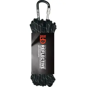 Paracord Gear Aid Linka 550, 9 m, Black — 550-type utility cord for outdoor and survival use