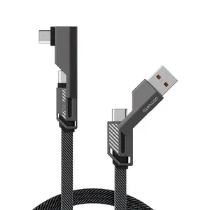 USB Cable 4smarts 541457 1.5m USB A USB C Graphite