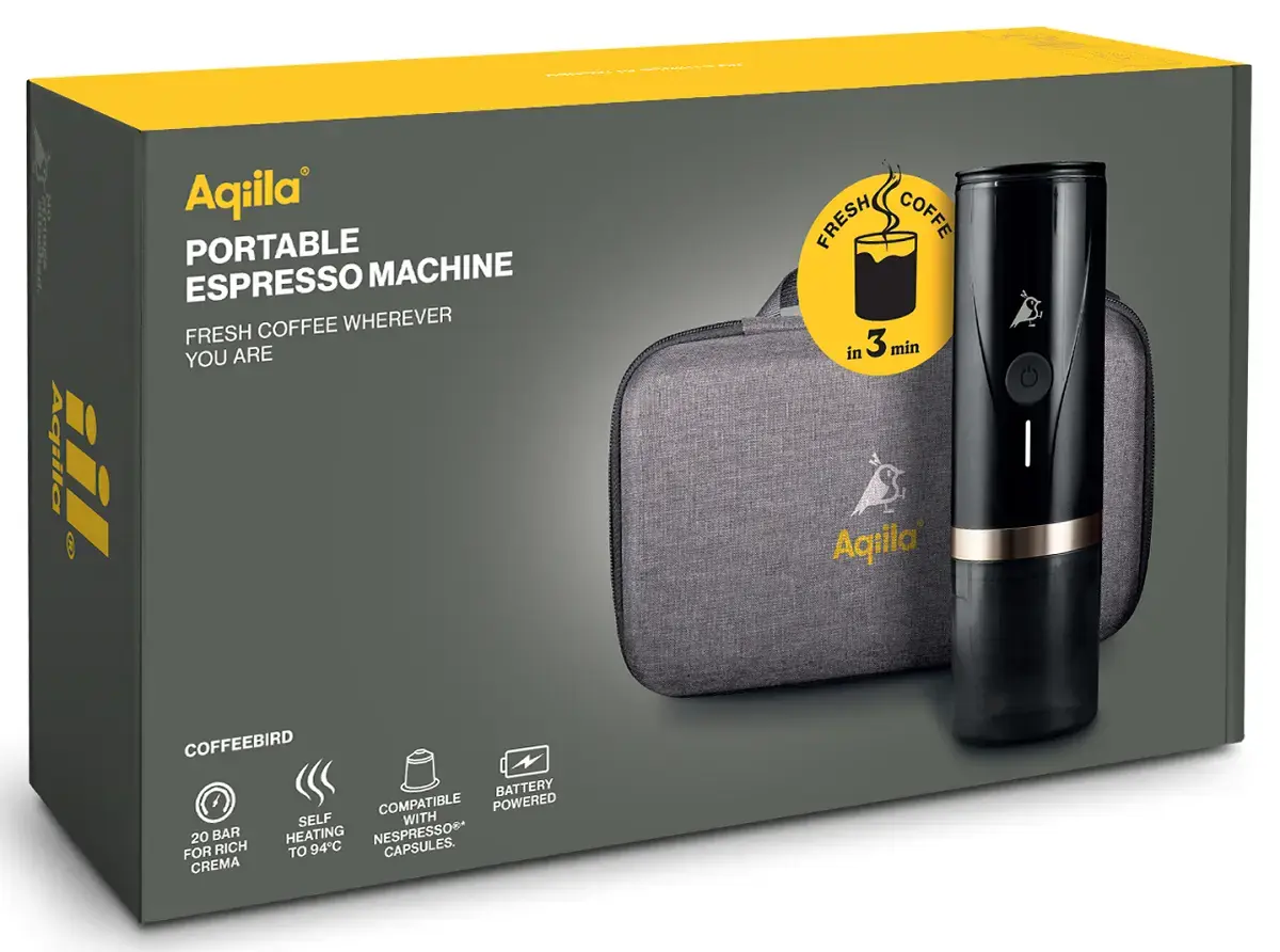 Espresso automāts Aqiila Coffeebird AQPM1BK437 Photo 3