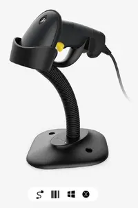 Wired USB Barcode Scanner Inateck BCST-33 Black — USB connection, handheld